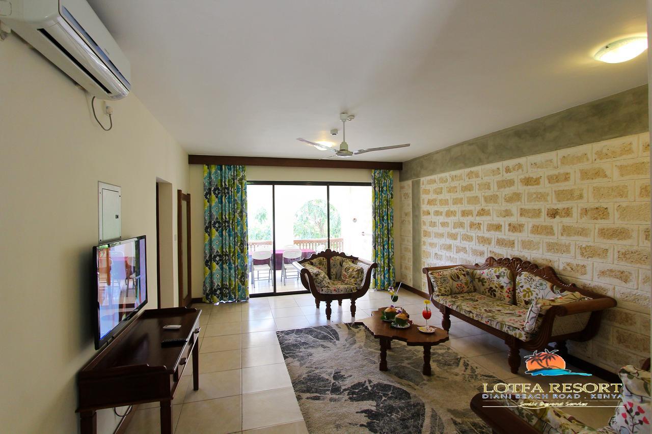 Lotfa Resort Diani Diani Beach Eksteriør billede